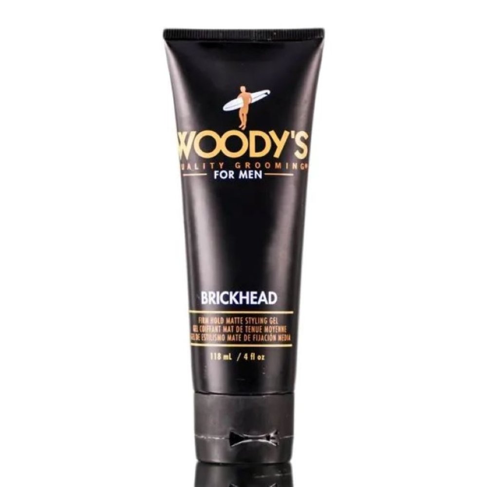 WOODY’S Quality Grooming for Men Brickhead Firm Hold Matte Styling Gel HAIR NEW.